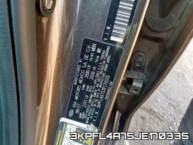 3KPFL4A75JE170335 фото 2