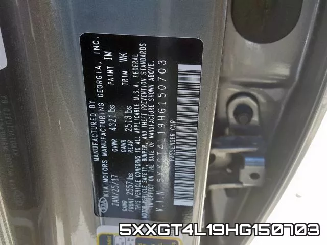 5XXGT4L19HG150703 фото 2