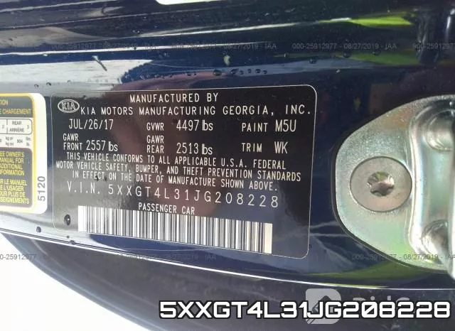 5XXGT4L31JG208228 фото 9