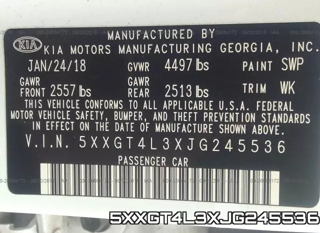 5XXGT4L3XJG245536 фото 9