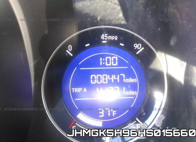 JHMGK5H96HS015660 фото 8