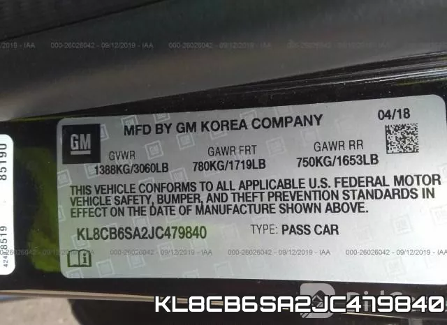 KL8CB6SA2JC479840 фото 10