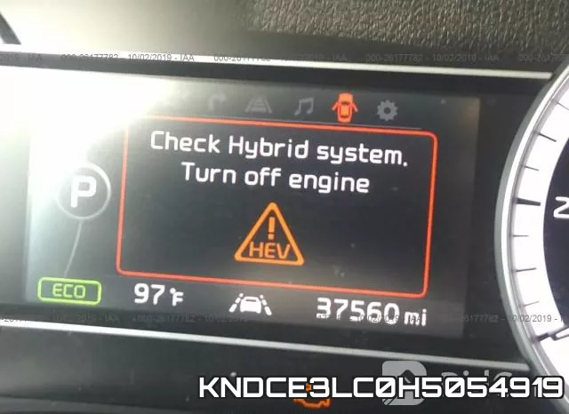 KNDCE3LC0H5054919 фото 8
