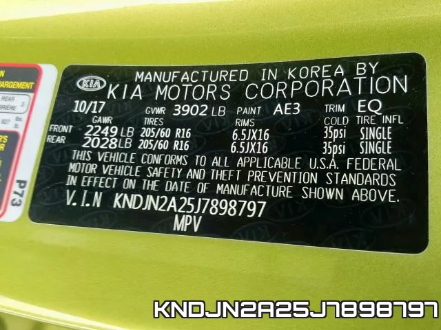 KNDJN2A25J7898797 фото 2
