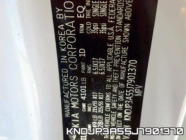 KNDJP3A55J7901370 фото 2