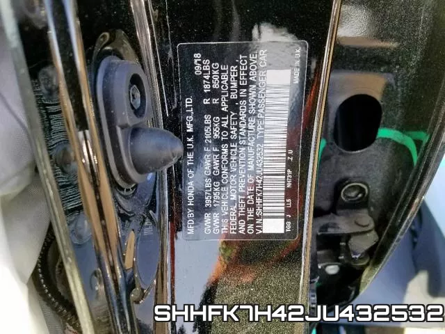 SHHFK7H42JU432532 фото 2