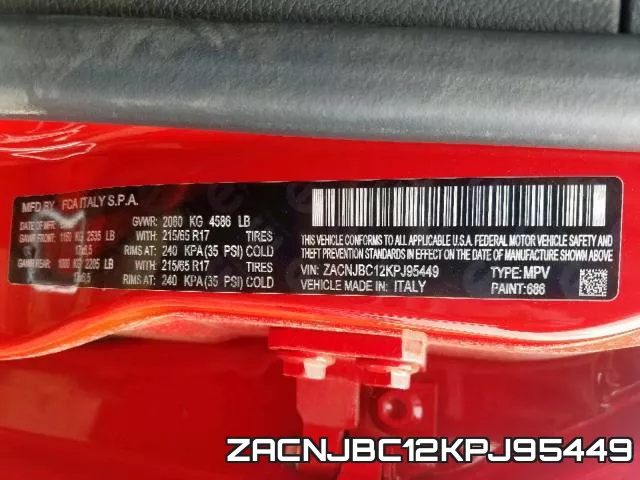 ZACNJBC12KPJ95449 фото 2