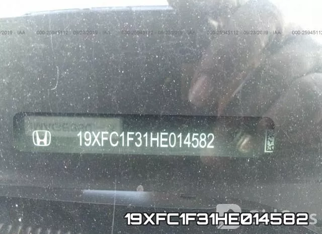 19XFC1F31HE014582 фото 10