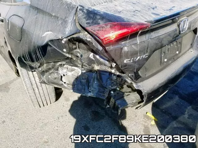 19XFC2F89KE200380 фото 10