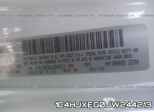 1C4HJXEG0JW244213 фото 9
