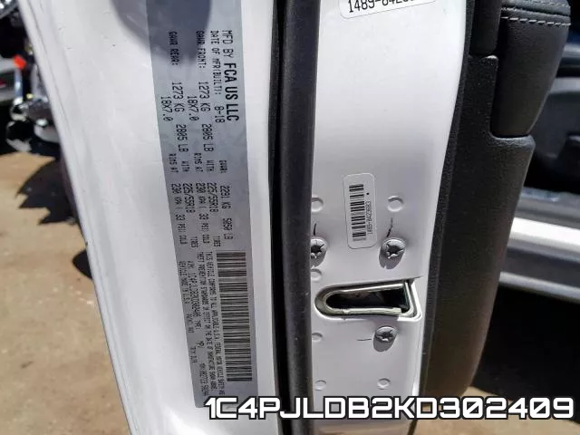 1C4PJLDB2KD302409 фото 2