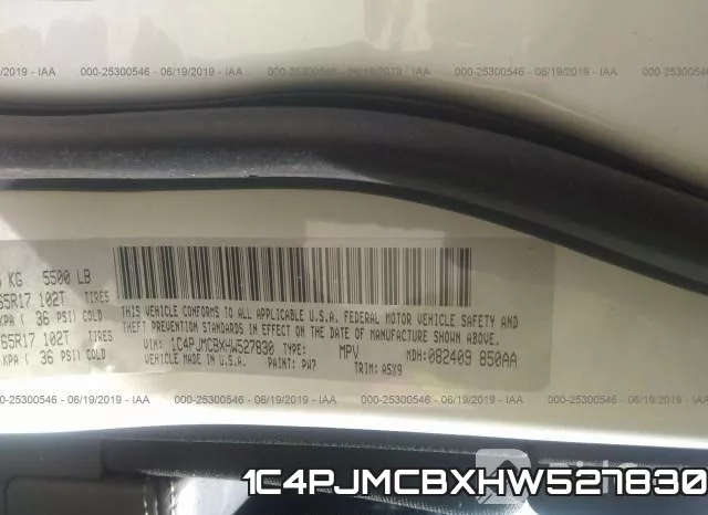 1C4PJMCBXHW527830 фото 10