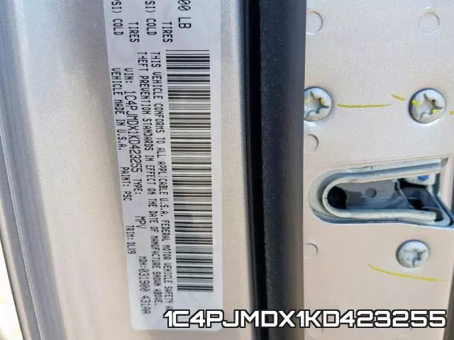 1C4PJMDX1KD423255 фото 2