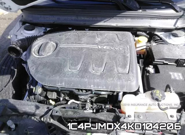1C4PJMDX4KD104206 фото 2