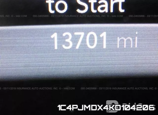 1C4PJMDX4KD104206 фото 8
