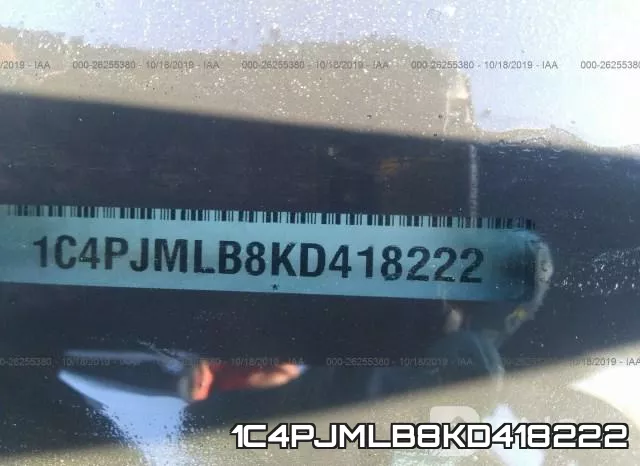 1C4PJMLB8KD418222 фото 9