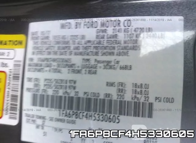 1FA6P8CF4H5330605 фото 10