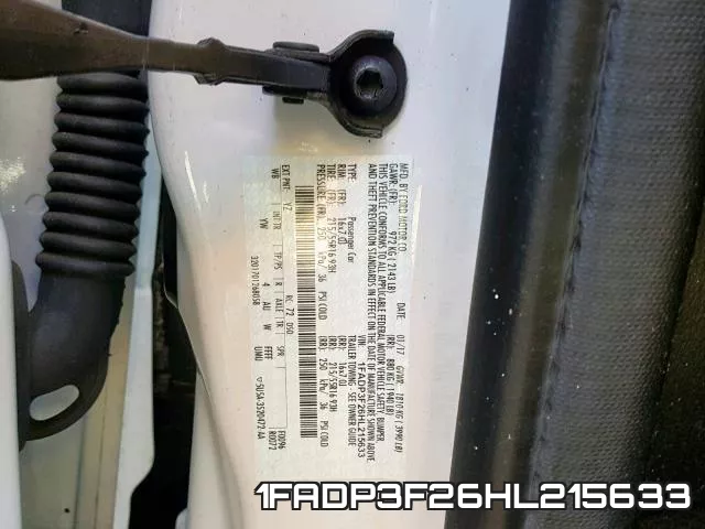 1FADP3F26HL215633 фото 2