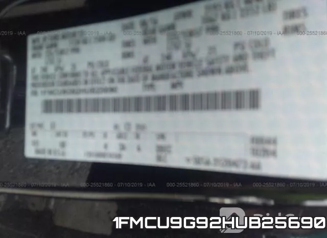 1FMCU9G92HUB25690 фото 10