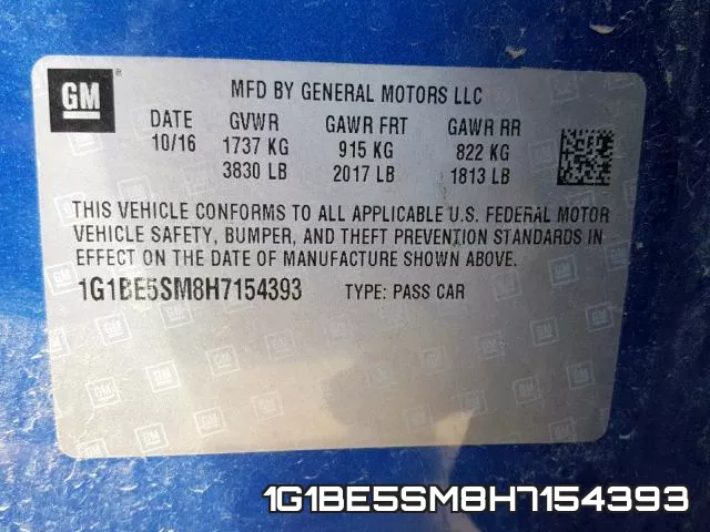 1G1BE5SM8H7154393 фото 2