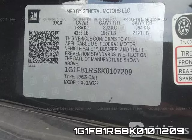 1G1FB1RS8K0107209 фото 10