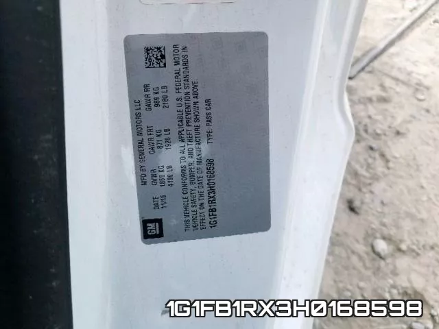 1G1FB1RX3H0168598 фото 2