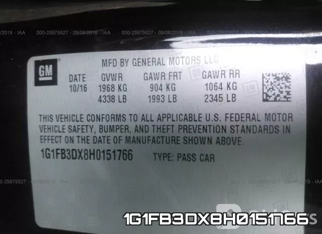 1G1FB3DX8H0151766 фото 10