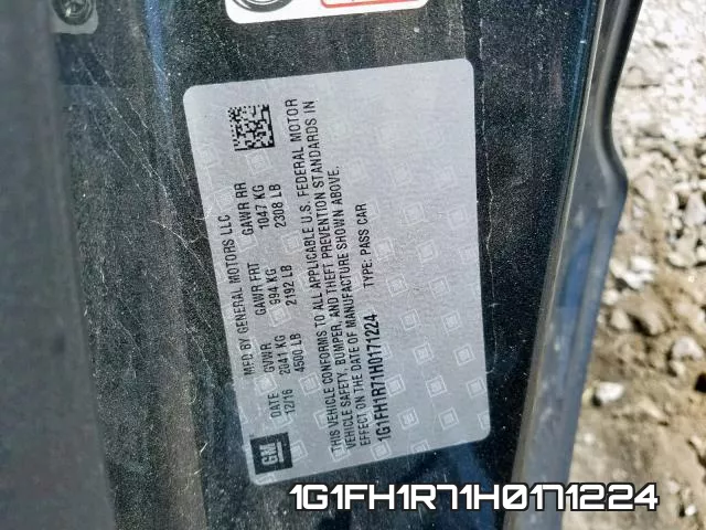 1G1FH1R71H0171224 фото 2
