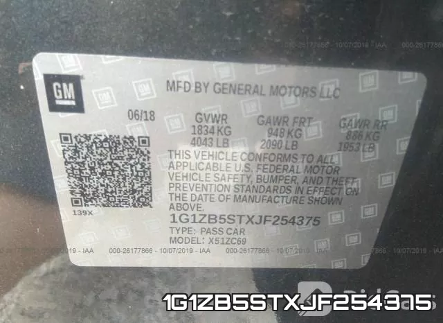 1G1ZB5STXJF254375 фото 10