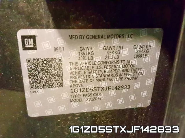 1G1ZD5STXJF142833 фото 2