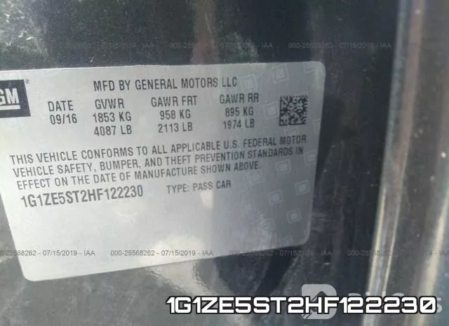 1G1ZE5ST2HF122230 фото 10