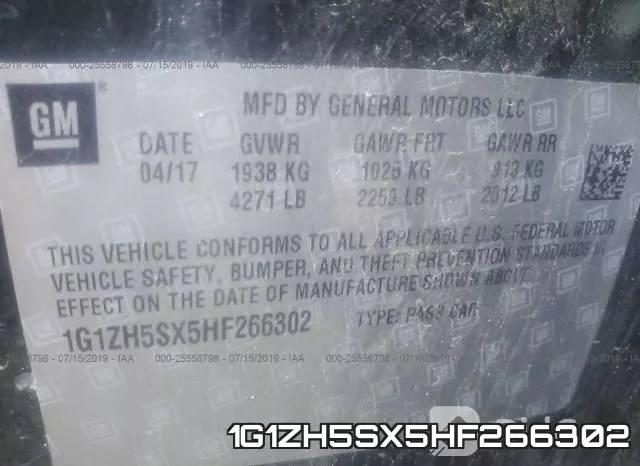 1G1ZH5SX5HF266302 фото 10