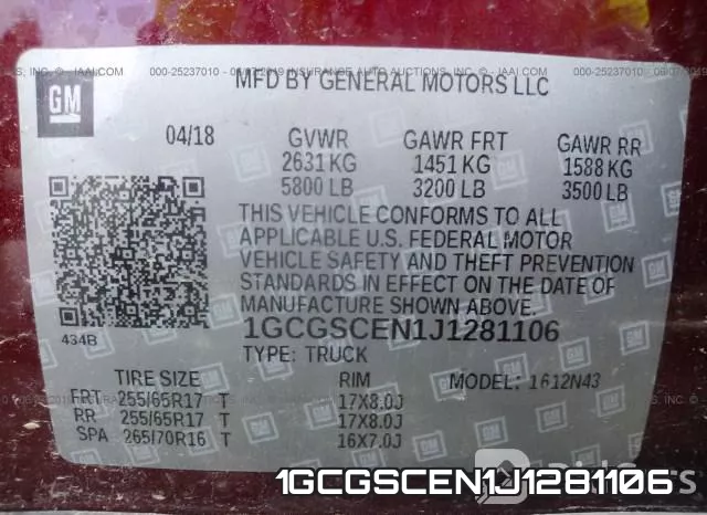 1GCGSCEN1J1281106 фото 10
