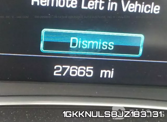 1GKKNULS8JZ183731 фото 8