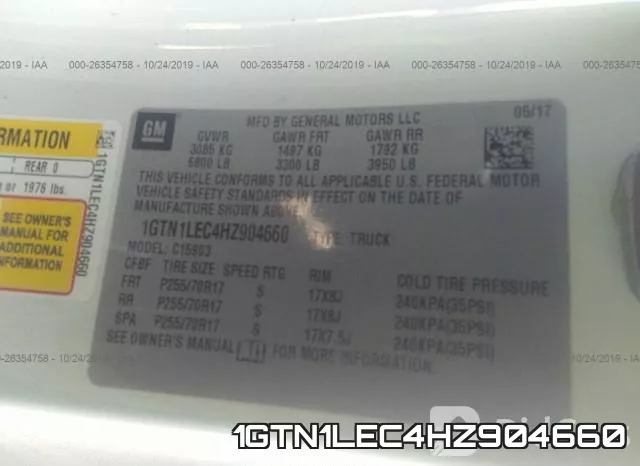 1GTN1LEC4HZ904660 фото 9