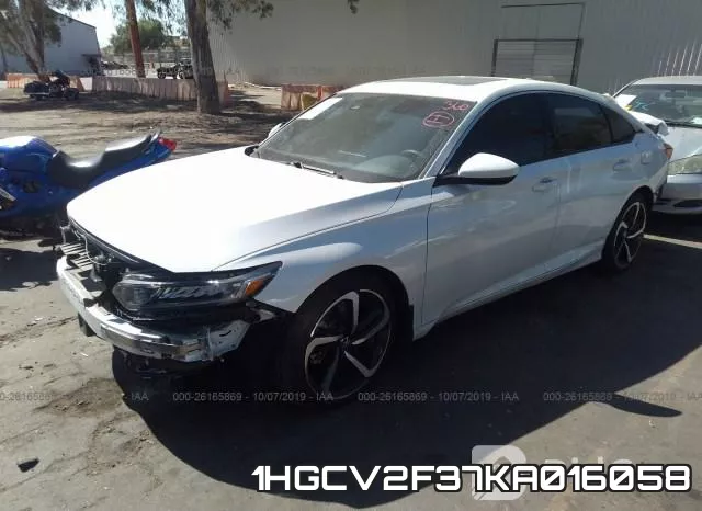 1HGCV2F37KA016058 фото 3