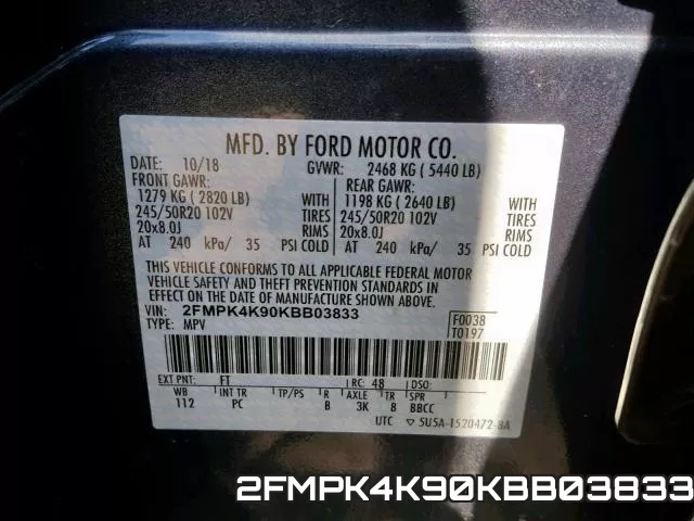 2FMPK4K90KBB03833 фото 2