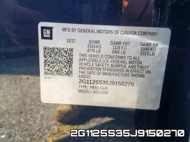 2G1125S35J9150270 фото 2