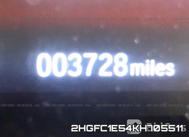 2HGFC1E54KH705511 фото 7