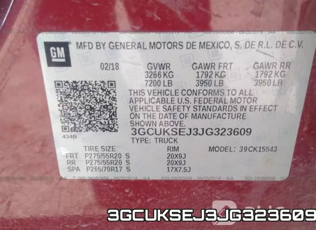 3GCUKSEJ3JG323609 фото 10