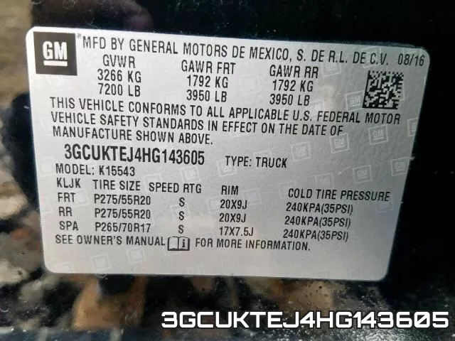 3GCUKTEJ4HG143605 фото 2