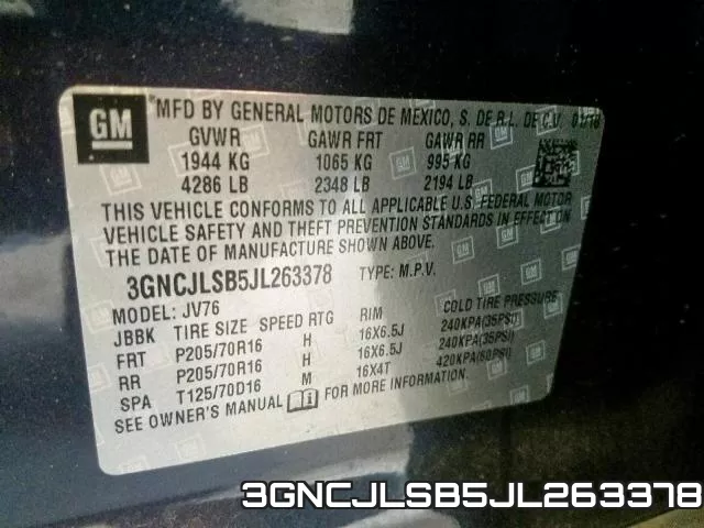 3GNCJLSB5JL263378 фото 2