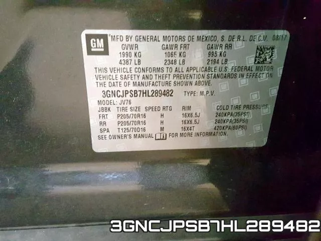 3GNCJPSB7HL289482 фото 2