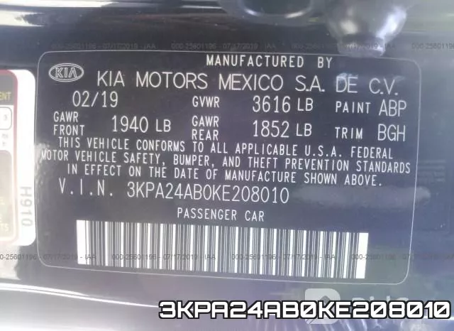 3KPA24AB0KE208010 фото 10
