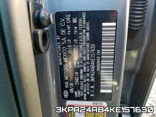 3KPA24AB4KE157630 фото 2