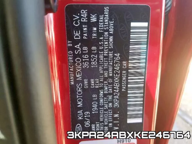 3KPA24ABXKE246764 фото 2