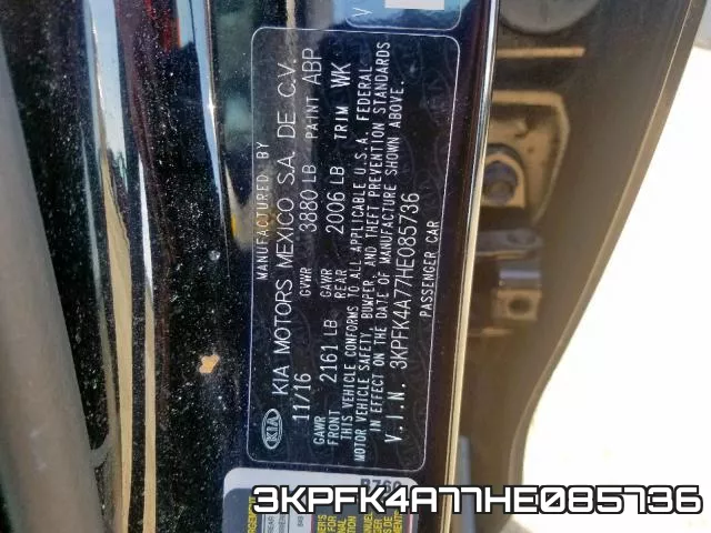 3KPFK4A77HE085736 фото 2