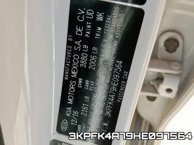 3KPFK4A79HE097564 фото 2