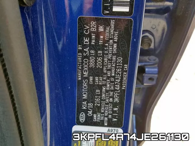 3KPFL4A74JE261130 фото 2