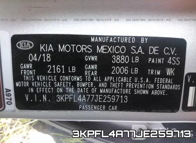 3KPFL4A77JE259713 фото 10